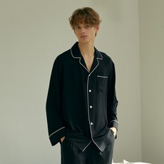 [에잇아워즈] [정가 39 900원] 릴렉스 남성 홈웨어 블랙 상의(1pcs)