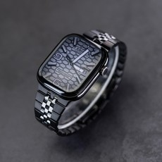 S11 울트라3 호환 스테인 메탈 스트랩 고급 알루미늄, 46mm S10 11, 블랙