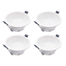 슬림테 매입등 모던 3인치 10W 눈부심방지 DC타입 4P, 4개, 주광색