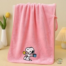 Snoopy 史努比 浴巾 毛巾, 1個, 粉色毛巾(35x70cm)
