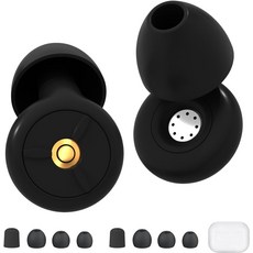 수면 소음 제거를 위한 오랄프로텍 이어 플러그 감소 청력 보호를 24-30dB 수면을 실리콘 소프트 재사용 콘서트 포커스 위드 케이스 및 4쌍 이어팁