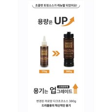까로망 초코렛 소스 드리즐형, 170g, 1개
