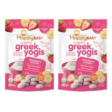 해피베이비 그릭 요기스 요거트볼 28g, 2개