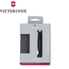 Victorinox 瑞士經典 摺疊削皮刀 黑色 6.7191.F3, 1個