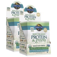 Garden of Life 植物配方高蛋白粉, 10片, 2個