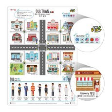 국내백화점 세이펜 우리동네 포스터 / 차트 한글포스터 세이포스터 학습벽보 돌 선물