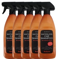 불스원 퍼스트 클래스 물없이 간편세차 세정제, 600ml, 5개