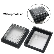호환 1PCS 로커 스위치 KCD4 4PIN 6PIN 2/3 위치 ON-OFF 미니 라이트 고양이 눈 220V LED 로커 스위치 버튼, 14 Waterproof Cap
