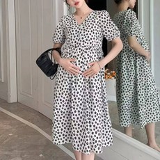 임부복 여름 바지 코디 투피스 원피스 니트 봄 만삭 빅사이즈 롱 세트 긴팔 스커트 캐주얼 상의 하객룩 반팔