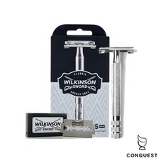 CONQUEST 英國 Wilkinson Sword Classic Safety Razor 經典刮鬍刀, 1個