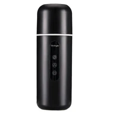 12V 24V 자동차 난방 컵 420ml 전기 주전자 스테인레스 스틸 스마트 온도 제어 커피 머그잔 따뜻한 자동 교, 03 B, 01 CHINA