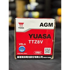 YUASA 湯淺電池 機車電池, 1個, TTZ8V