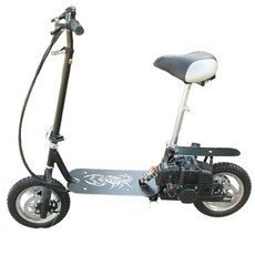 52cc 엔진 스쿠터 소형 레저용 경량형 휘발유 좌식 가솔린, 1개, 1. 블랙 카/블랙 엔진 52CC