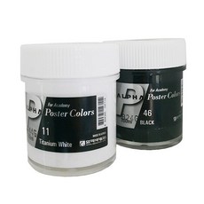 알파색채 실버레벨 포스터칼라 100ml 낱색 11 White, 1개, 1색
