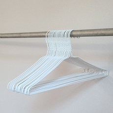 3.3mm 세탁소옷걸이 굵은 pvc 코팅 철사 옷걸이 100개, 굵은옷걸이 200개, 1개