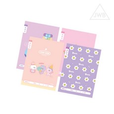 웍스알 초등1-2알림장 넓은칸 여 초등노트, 랜덤1개