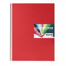 star starred 두꺼운(180g) 18컬러 색지(18 Colored thick paper), 4절 36매