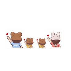 태쓰 차량 반창고 차량 스티커 우리가족이 타고있어요, 1개, 4인기준(아들,아들)