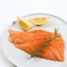 [바다몰] 훈제연어 슬라이스 200g, 1개