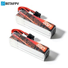 LAVA 3S 550mAh 75C LiHV 리포(Pavo20시리즈용 2PCS), 2개