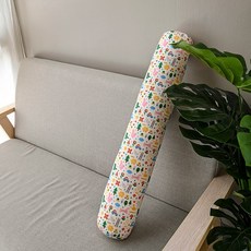 장난감세상 순면 베이비 바디필로우, 화이트 (솜포함)