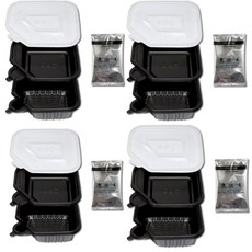 리브하우 발열라면 발열제 핫쿡볼 사각, 4개, 100g