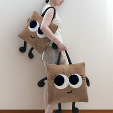 汽車抱枕被兩用可折疊沙髮睡覺車載毛毯二閤一辦公室午睡可新款抱枕 陞級款簡約精緻有質感抱枕 高顔值家用送禮物送人禮, 天藍色大眼,單抱枕（不含被子）, 1個