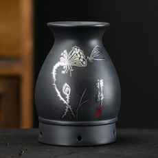 禪靜砭石艾灸罐 雙層防燙艾草溫罐 艾灸器具 溫灸罐 家庭辦公室用 暖宮祛濕刮痧艾灸一體罐 可開發票現貨, 1個, 砭石【禪靜】圓罐+6艾柱+布套+圖