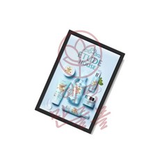 고급형 LED 라이트패널 벽걸이형 A2 STL-07BK 실외광고판 푸드트럭제작 도광판LED 라이팅판넬 미니전광판