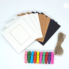 종이 액자 틀 세트 벽 장식 인테리어 소품, 컬러