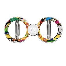 雙輪健身器 迷彩款 旋轉阻力調整 手臂胸背訓練 輕巧便攜, 塗鴉, 1個