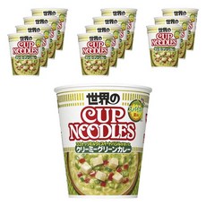 NISSIN 日清 世界系列泰式椰奶綠咖哩杯麵 80g, 12入