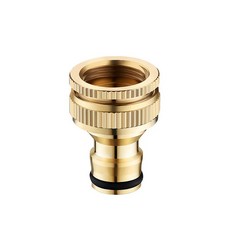 曼德旺 洗衣機水龍頭轉接頭 卡扣式, 1個, 四分六分銅洗車奶嘴, A18