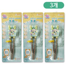 새콤달콤 캐치티니핑 포실핑 양손 교정젓가락, 민트, 3개