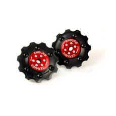 Enduro 陶瓷培林導輪 11T 適用於 SHIMANO 11速系統 公路車/自行車, 紅色, 1個