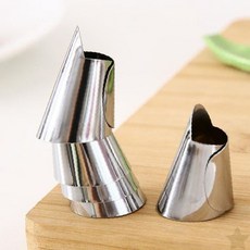 주방 손가락 보호대 스테인리스 칼질 안전 도구 요리 조리 작업용 절단 방지 커버, 1개, 상세페이지 참조