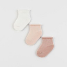 해피프린스 플레인 신생아 양말 공주3종세트