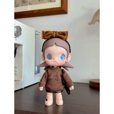 팝마트 지거 Zsiga 인형옷 BJD 1/8 액션 피규어 인형 20cm 브라운셔츠 레오파드 스커트 머리띠 안경 가방 세트 인형의상, 브라운셔츠+레오파드 스커트+리본 머리띠+가방 세트