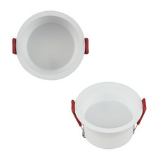 [재경조명] 더쎈 LED 에코 온스 2인치5W 3인치8W 4인치15W 다운라이트 DC타입 플리커프리 매입등 슬림테 움푹 전주백색, 주광색, 1개, 8W