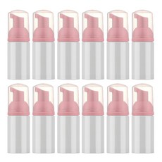 플라스틱 거품 12 펌프 청소용 속눈썹 30ML 디펜서 얼굴 비누, 12pcs, 30ml 용량, pink
