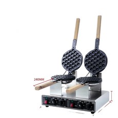 商用雞蛋仔機器 雙頭心形電熱款, 電熱雙頭心形款