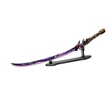 原神 雷電將軍 無想一刀 Cosplay 遊戲動漫 金屬道具刀劍 周邊, 無想一刀 展架, 1個