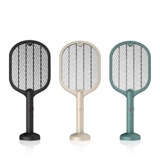 宏晉 HongJin LE-01 可充電兩用電蚊拍 滅蚊燈 USB充電 送立架, 夜幕綠-大暴雷電蚊拍, 夜幕綠