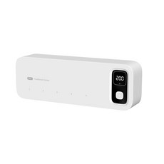 韓風UVC紫外線消毒牙刷架 壁掛式智能感應牙刷消毒器 高效殺菌 呵護口腔衛生, 白色, 1個