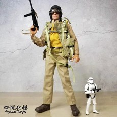 전쟁 피규어 모형 밀리터리 전투함 군인 수집용 장난감 병사 인형 모델 움직이는 특수부대 현대식 장식품 관절 장식 소년 선물 웨이롱, [22] 진한 보라색