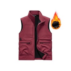 工裝軟殻馬甲男多口袋戶外釣魚服背心外套-臺灣發貨可印休閒男士馬甲