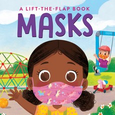 (영문도서) Masks: A Lift-The-Flap Book Board Books, Little Hero, English, 9781946000668