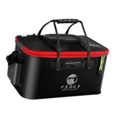 밑밥통 3색 EVA 바다낚시 하드 삐꾸 통 살림 1개 43cm, 블랙