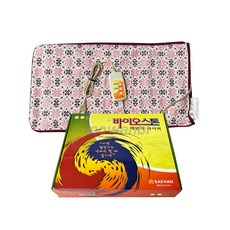 온열 전기 찜질기 허리 어깨 배 복부 찜질팩 대형 핫팩 온찜질, 바이오스톤 맥반석