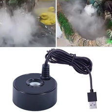 USB 안개 발생기 실내 분수대 연못 인공폭포 정원 테라리움 안개만들기, 화이트